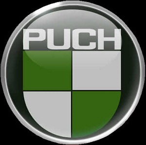 Puchs origianale logo. Vi har genbrugt Puchs originale logo til logo for PuchKlub.dk - Puch klubben i Danmark. PuchClub in Denmark. Der Dänishe Puchclub.